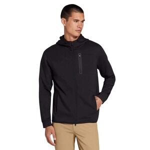 Men's‎ VRST Black Pinnacle Fleece Full Zip Hoodie Athletic Jacket - Small